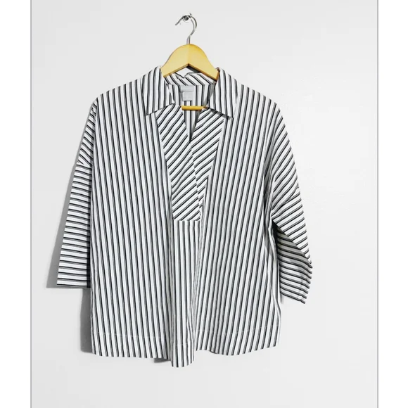 Chico’s Dolman Striped Top - Picture 2 of 4